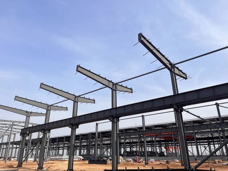Pre-engineered steel structure