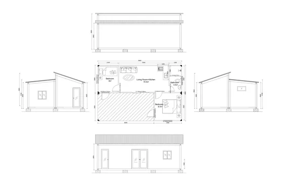 Engineer working on CAD structural drawings