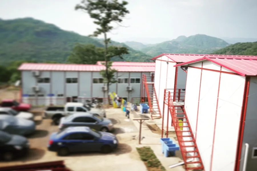 Prefab building complex, El Salvador