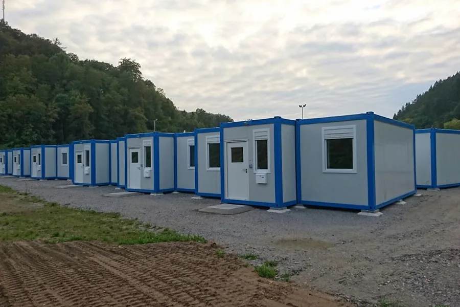 Refugee accommodation camp, Germany
