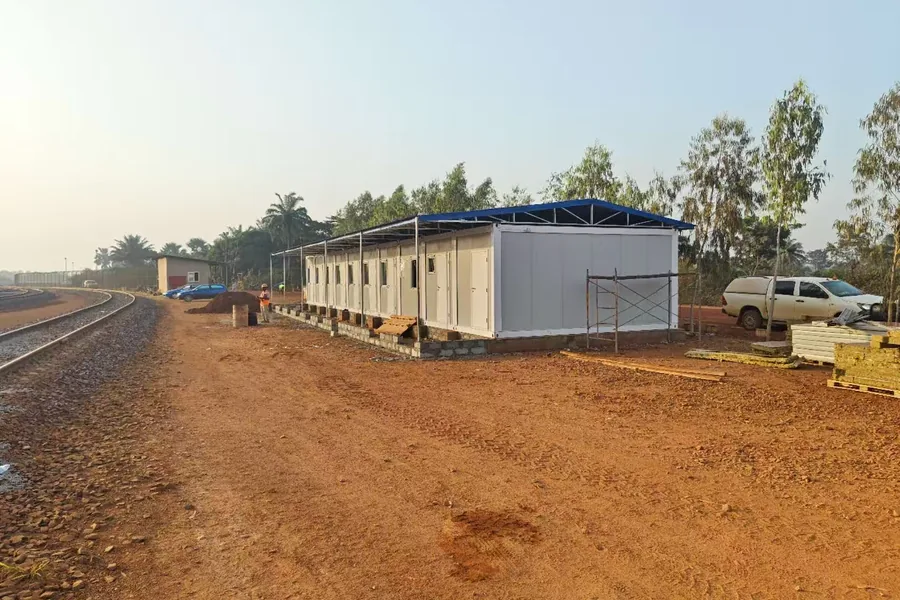Bauxite mine accommodation camp, Guinea