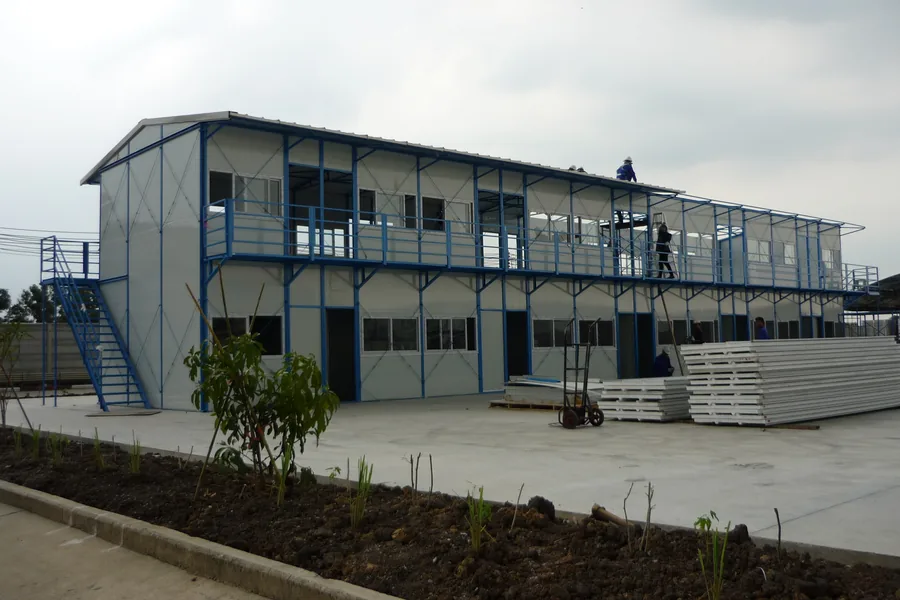 Two-storey prefab buildings, Thailand